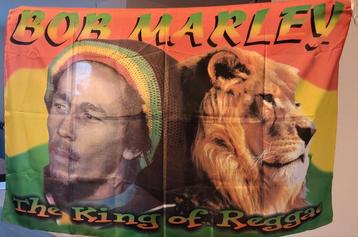 Bob marley met een leeuw vlag beschikbaar voor biedingen