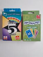 Name 5 & Pim Pam Pet kaartspel, Hobby en Vrije tijd, Gezelschapsspellen | Kaartspellen, Ophalen of Verzenden, Nieuw