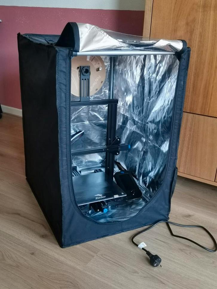 Ender 3 V2 3D Printer met behuizing, Computers en Software, 3D Printers, Gebruikt, Ophalen