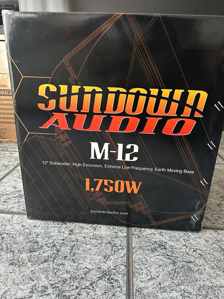 Sundown Audio - M Series 12” D2 nieuw, Auto diversen, Autospeakers, Zo goed als nieuw, Verzenden