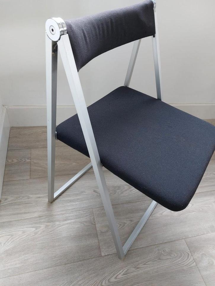 Interlubke Design Stoel Team Form AG 1970, Huis en Inrichting, Stoelen, Zo goed als nieuw, Eén, Metaal, Stof, Overige materialen