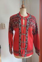 Vintage Nordstrikk wollen vest Noorwegen - Maat L, Kleding | Dames, Truien en Vesten, Maat 42/44 (L), Ophalen of Verzenden, Nordstrikk