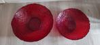 Kerstversiering, Grote rode schalen, fruitschalen, Huis en Inrichting, Woonaccessoires | Schalen en Manden, Ophalen, Zo goed als nieuw