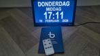 BBrain Dementie Klok - Heldere Digitale Kalenderklok, Ophalen of Verzenden, Zo goed als nieuw, Digitaal, Wekker of Tafelklok