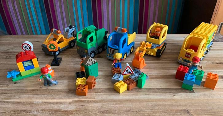 Duplo Vrachtwagens en anders voertuigen., Kinderen en Baby's, Speelgoed | Duplo en Lego, Zo goed als nieuw, Duplo, Ophalen of Verzenden