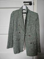 Groen wit blazer jasje Zara XS, Groen, Maat 34 (XS) of kleiner, Zo goed als nieuw, Verzenden