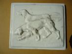 Erich OEHME MEISSEN porcelain tile tegel honden dogs Germany, Antiek en Kunst, Ophalen of Verzenden