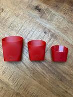 Mc donalds herbruikbare frietbakjes, Ophalen of Verzenden, Zo goed als nieuw, Rood, Bak of Kom