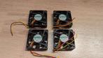 4 stuks Sunon MagLev ventilatoren 12V KDE1206PHV1 60x60mm, Ophalen of Verzenden, Zo goed als nieuw