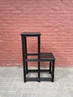 Antiek teakhouten bijzettafel/planten etagere, Ophalen of Verzenden