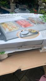 Buffetserver met warmhoudplaat, Ophalen of Verzenden, Zo goed als nieuw