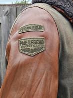 PME Legend combi leer en canvas pilotenjas / tussenjas (XL), Bruin, ., Maat 56/58 (XL), Ophalen of Verzenden