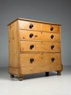 Grenen ladekast commode Engels antiek, Huis en Inrichting, Kasten | Ladekasten, Ophalen, 50 tot 100 cm, Zo goed als nieuw, Minder dan 100 cm