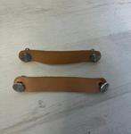 2x leren handgrepen voor IKEA Duktig speelkeuken, Ophalen of Verzenden, Zo goed als nieuw, Hout