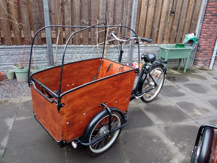 Babboe Big bakfiets, Fietsen en Brommers, Fietsen | Bakfietsen, Gebruikt, Overige merken, 2 kinderen, Huif, Ophalen