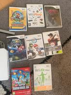 Wii plus controllers nunchuks en spelletjes, Vanaf 3 jaar, Overige genres, Gebruikt, Ophalen of Verzenden