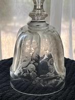 19 EEUWSE (+/- 1880) BOKAAL - GLAS -  GEGRAVEERD, Verzenden
