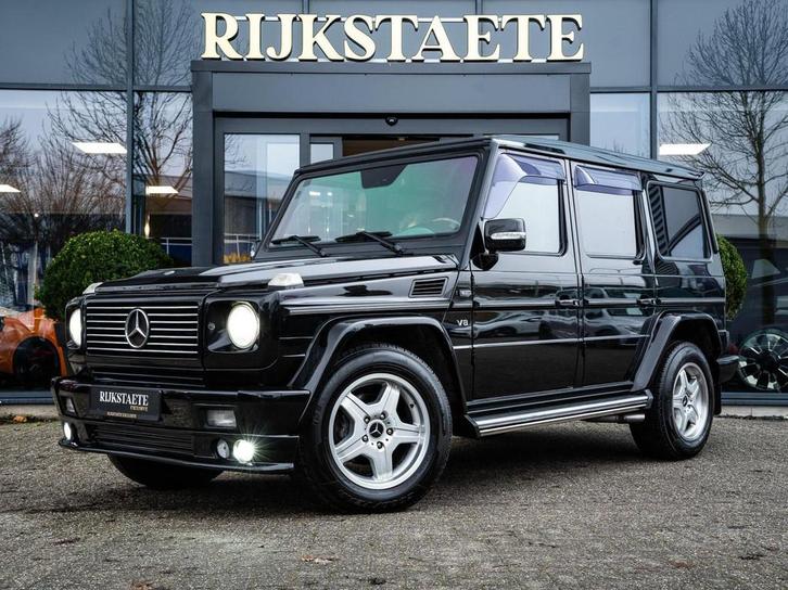 Mercedes G-klasse G55 AMG V8 5.5|YOUNGTIMER|9-PERSOONS, Auto's, Mercedes-Benz, Bedrijf, Te koop, G-Klasse, 4x4, ABS, Achteruitrijcamera