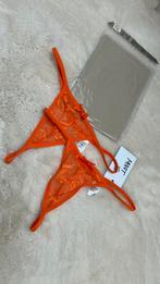 Super leuke strings 3 st Maat S Kleur oranje Nieuw, Ophalen of Verzenden, Oranje, String