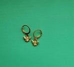 Gouden Bij Oorbellen - Handgemaakt, Overige materialen, Hangers, Nieuw, Ophalen of Verzenden