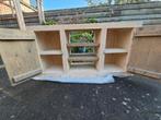 Steigerhouten tv kast, 140 cm breed, Huis en Inrichting, Kasten | Televisiemeubels, Ophalen, Gebruikt, 100 tot 150 cm, Minder dan 100 cm