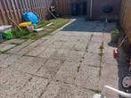 Gratis 155 mooie grindtegels 40 x 60 cm, Tuin en Terras, Ophalen, Gebruikt, 10 m² of meer, Beton