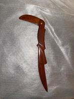 Handgemaakte Houten Briefopener / Decoratief Mes, Antiek en Kunst, Ophalen of Verzenden