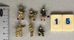 Soldaatjes 15 Afrika korps ww2 schaal 1:72 of 1:76, Ophalen of Verzenden, Gebruikt, 1:50 of kleiner, Figuur of Figuren