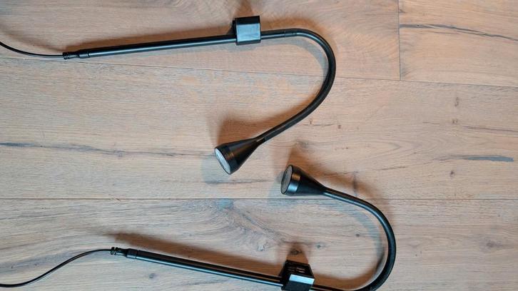 IKEA 2 wandlampen wandspotjes zwart, Huis en Inrichting, Lampen | Spots, Zo goed als nieuw, Metaal of Aluminium, Ophalen of Verzenden