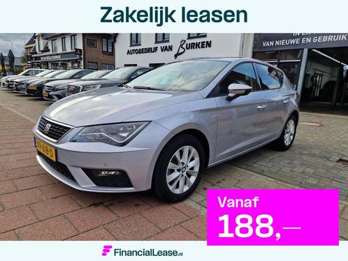 Seat Leon 1.5 TGI Style, Navigatie,Apple Car Play,L.M.Velgen, Auto's, Seat, Bedrijf, Lease, Financial lease, Leon, ABS, Airbags