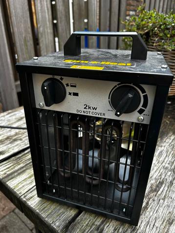 Elektrisch Kacheltje 2kW - Snel Warm! beschikbaar voor biedingen