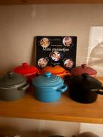 6 Mini Pannetjes met Kookboek - Leuke Set!, Ophalen of Verzenden, Gebruikt