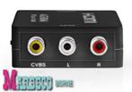 RCA/ Video CVBS signaal naar HDMI, Analoog digitaal omvormer, Nedis, Nieuw, Info@marbeco.nl, Ophalen of Verzenden