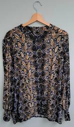 Norah Blouse - Slangenprint - Maat 48, Overige kleuren, Maat 46/48 (XL) of groter, Ophalen of Verzenden, Zo goed als nieuw