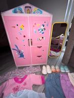 Baby born kledingkast met kleren, Ophalen of Verzenden, Gebruikt, Babypop