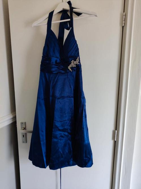 Galajurk / Feestjurk / Schoolgala jurk / Carnaval, Kleding | Dames, Gelegenheidskleding, Zo goed als nieuw, Galajurk, Blauw, Ophalen of Verzenden