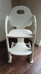 Witte meegroeistoel van Tiamo Wood collection. Nu €20,-!!!, Kinderen en Baby's, Ophalen, Gebruikt, Meegroeistoel