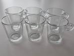 Nespresso 6 lungo glazen kopjes koffie, Glas of Glazen, Gebruikt, Ophalen of Verzenden, Glas