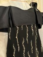 Zwart elegante jurk, Kleding | Dames, Jurken, Ophalen of Verzenden, Zo goed als nieuw, Maat 38/40 (M), Zwart