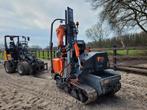 Omheining paardenbak montage machinaal plaatsen