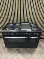 Boretti Fornuis 120cm Gas + Frytop + Multifunctionele Ovens, Warmhoudplaat, 60 cm of meer, Ophalen of Verzenden, Zo goed als nieuw