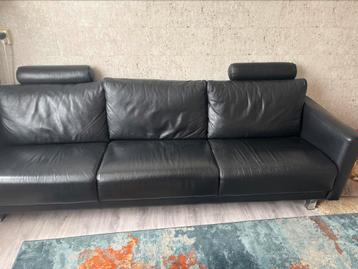 3 zitsbank echte leer