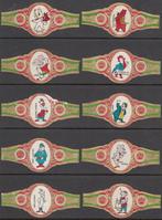 Sigarenbandjes van Tom Poes stripfiguren, Graaf Tilly 1-10, Ophalen of Verzenden, Zo goed als nieuw, Sigarenbandjes