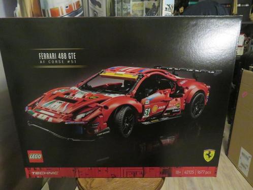 Lego Technic 42125 Ferrari 488 GTE "AF Corse #51" (2019), Kinderen en Baby's, Speelgoed | Duplo en Lego, Nieuw, Lego, Complete set