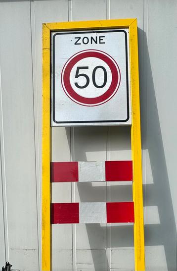 Verkeersbord 50 - Abraham & Sarah - Uniek!! beschikbaar voor biedingen