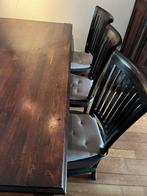 Eet tafel set met stoelen en kussens, Ophalen, Gebruikt