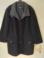 Winterjas zwart mt 48 van Marcona, 4 knopen, 2 grote zakken., Ophalen of Verzenden, Zo goed als nieuw, Maat 46/48 (XL) of groter