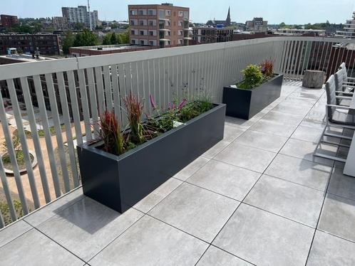 Maatwerk Stalen Plantenbak, Tuin en Terras, Bloembakken en Plantenbakken, Nieuw, Metaal, Binnen, Balkon, Tuin, Overige vormen