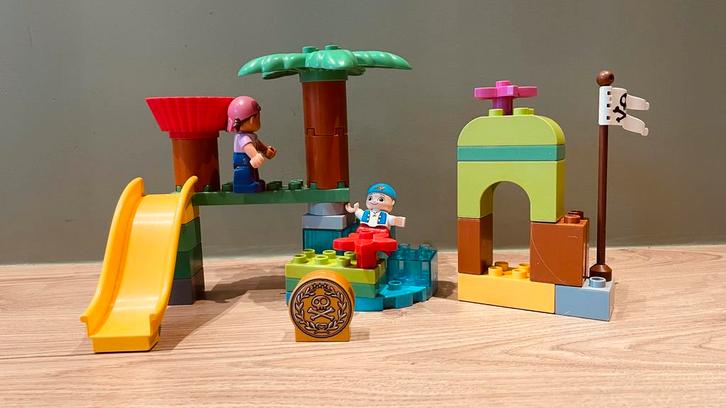 10513 Nooitgedachtland schuilplaats, Kinderen en Baby's, Speelgoed | Duplo en Lego, Gebruikt, Duplo, Complete set, Ophalen of Verzenden