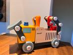 Janod Brico'Kids Vrachtwagen Wegwerker - Compleet!, Ophalen of Verzenden, Zo goed als nieuw